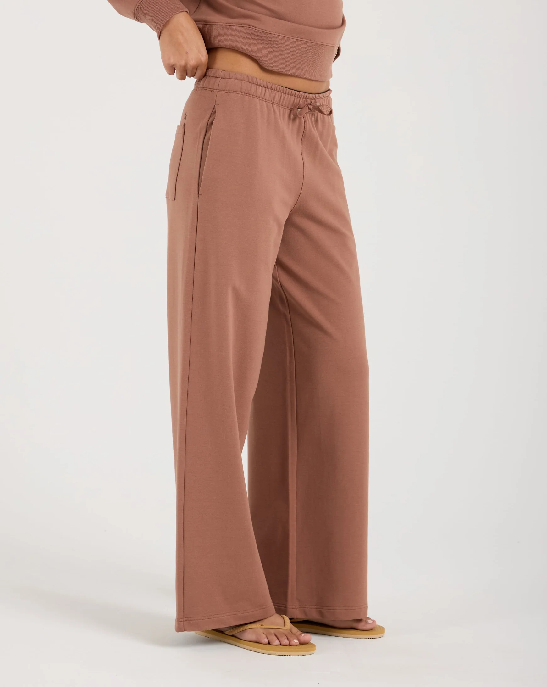 Modal Terry Open Leg Sweatpant - Image 5